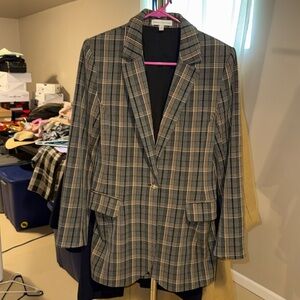 Express plaid blazer